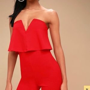 XS Power of Love Jumpsuit RED